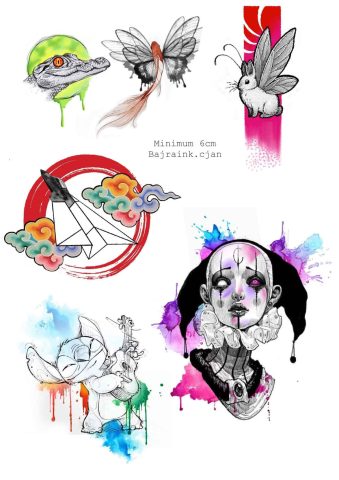Animal Flash Tattoo Design Sheet CJ