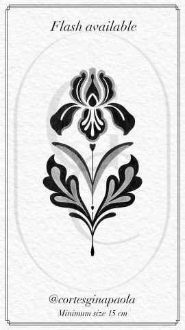 Blackwork-2- Flash- Tattoo- Design- Sheet- Gina
