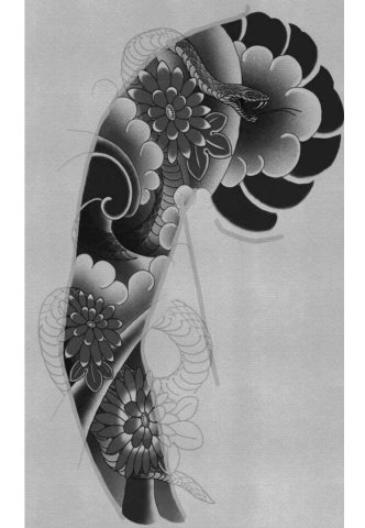 Japanese Flash Tattoo Design Sheets