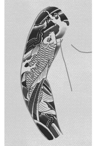 Japanese Flash Tattoo Design Sheet 4