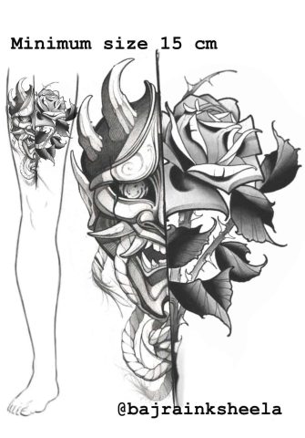 Japanese Flash Tattoo Design Sheet Sheela