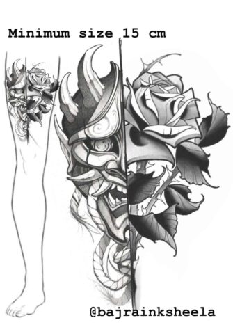 Japanese Flash Tattoo Design Sheet Sheela