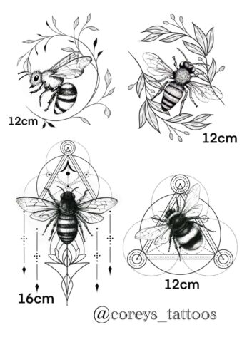 Linework 7 Flash Tattoo Design Sheet Corey