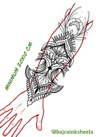 Mandala 2 Flash Tattoo Design Sheet Sheela