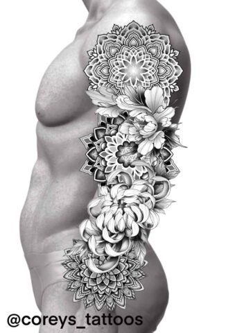 Mandala 9 Flash Tattoo Design Sheet Corey