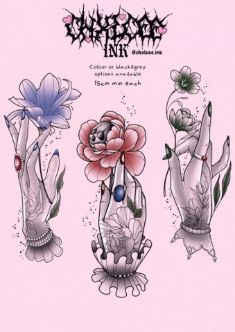 Neotrad Flash Tattoo Design Sheet Chelsea