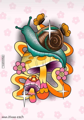 Neotrad Flash Tattoo Design Sheet Kenzie