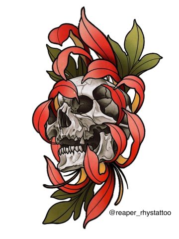 Neotraditional- 5- Flash- Tattoo- Design- Sheet- Rhys