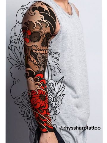 Neotraditional- Flash- Tattoo- Design- Sheet- Rhys