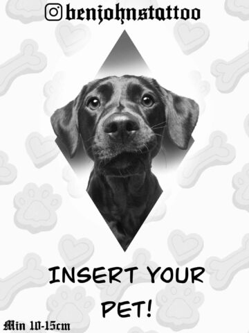 Pet Flash Tattoo Design Sheet Ben