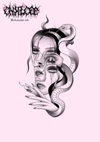 Realism 1 Flash Tattoo Design Sheet Chelsea