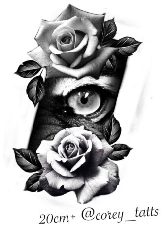 Realism 1 Flash Tattoo Design Sheet Corey