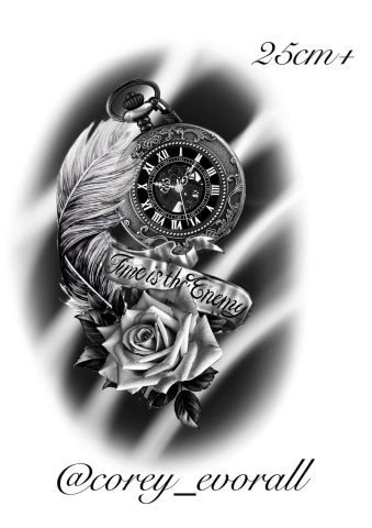 Realism 17 Flash Tattoo Design Sheet Corey