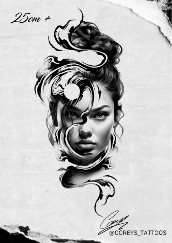 Realism 24 Flash Tattoo Design Sheet Corey