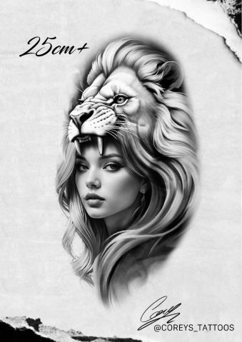 Realism 25 Flash Tattoo Design Sheet Corey