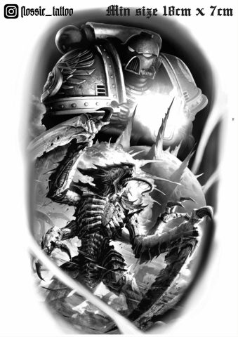 Realism-3- Flash- Tattoo- Design- Sheet- Chloe