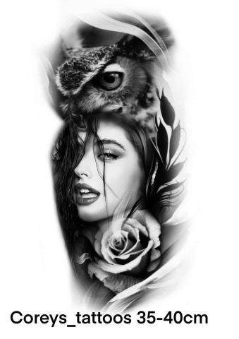 Realism 3 Flash Tattoo Design Sheet Corey