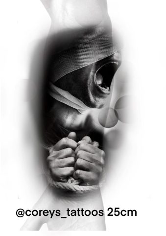 Realism 3 Flash Tattoo Design Sheet Corey