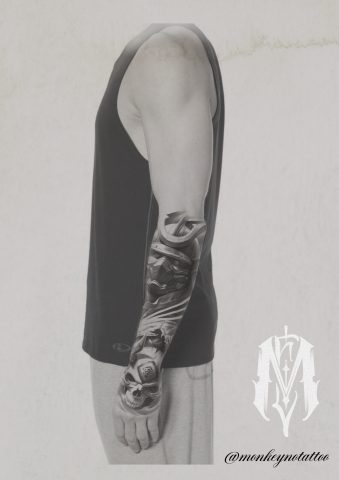 Realism-3-Flash- Tattoo- Design- Sheet- Simon