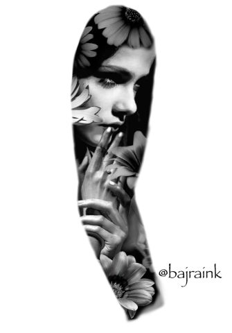 Realism 3 Flash Tattoo Design Sheet Sunny