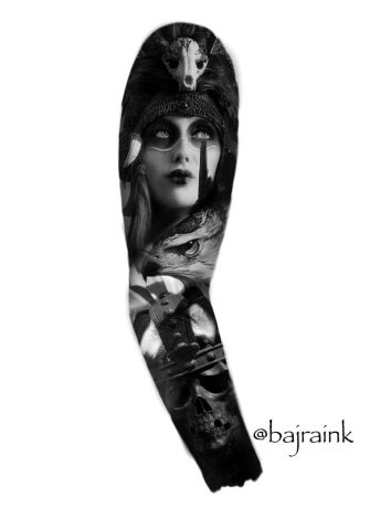 Realism 4 Flash Tattoo Design Sheet Sunny