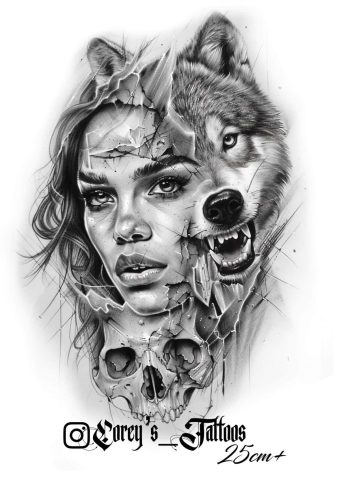 Realism 42 Flash Tattoo Design Sheet Corey
