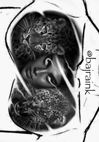 Realism 5 Flash Tattoo Design Sheet Sunny