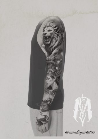 Realism- Flash- Tattoo- Design- Sheet- Simon-