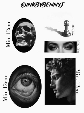 Realism Flash tattoo Design Sheet Ben