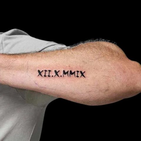 Small Script Forearm Tattoo