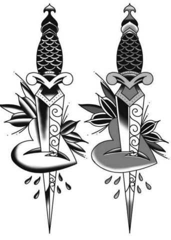 Traditional Flash Tattoo Design Sheet 3