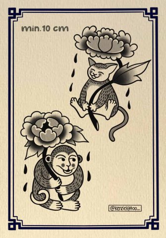 Traditional Flash Tattoo Design Sheet Mckenzie