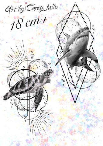 Animal 1 Flash Tattoo Design Sheet Corey