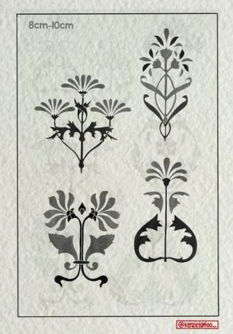 blackwork flash tattoo design Kenzie