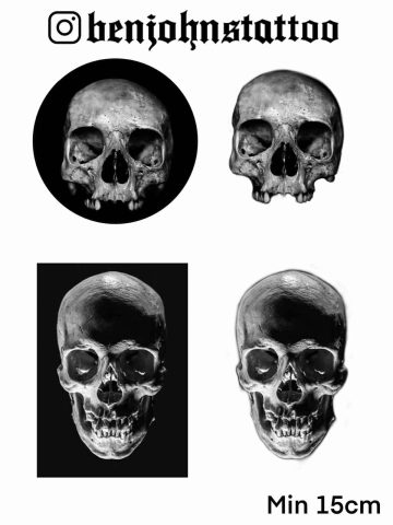 realism Flash Tattoo Design Sheet Ben