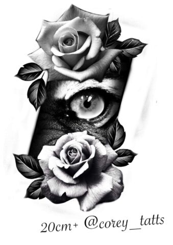 Realism Flash Tattoo Design Sheet Corey