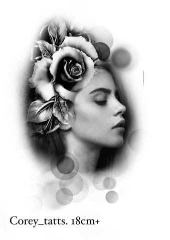 Realism 4 Flash Tattoo Design Sheet Corey