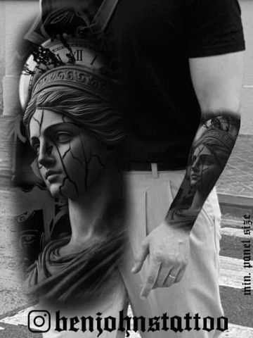 realism flash tattoo design sheet ben