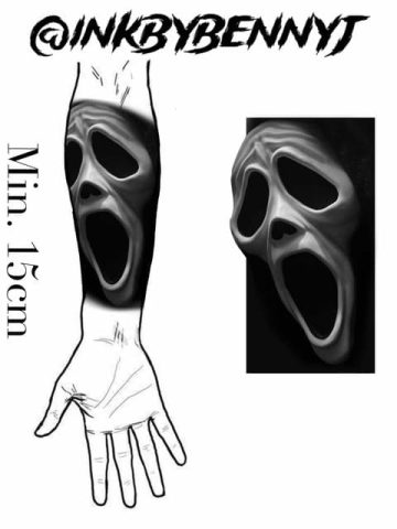 realism flash tattoo design ben